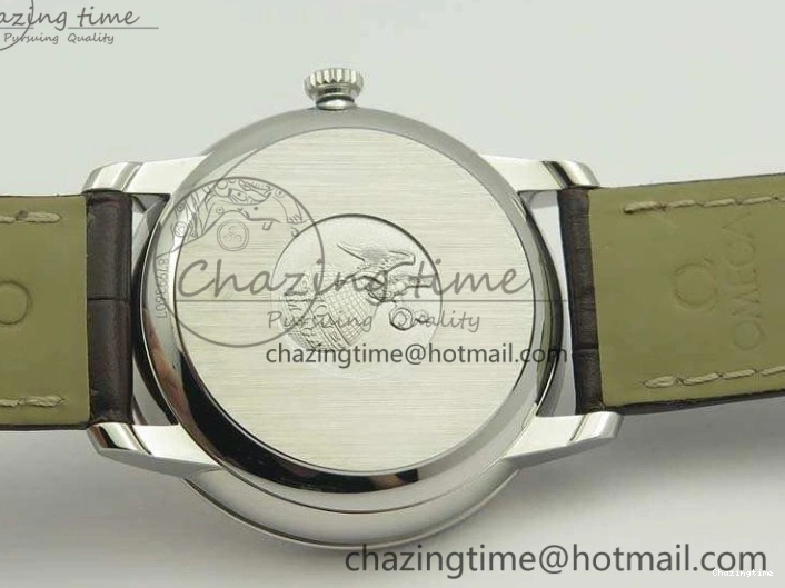 0428 De Ville Prestige Real Power Reserve SS TW 1:1 Best Edition White Dial RG Markers On Leather Strap A Thermal 8089